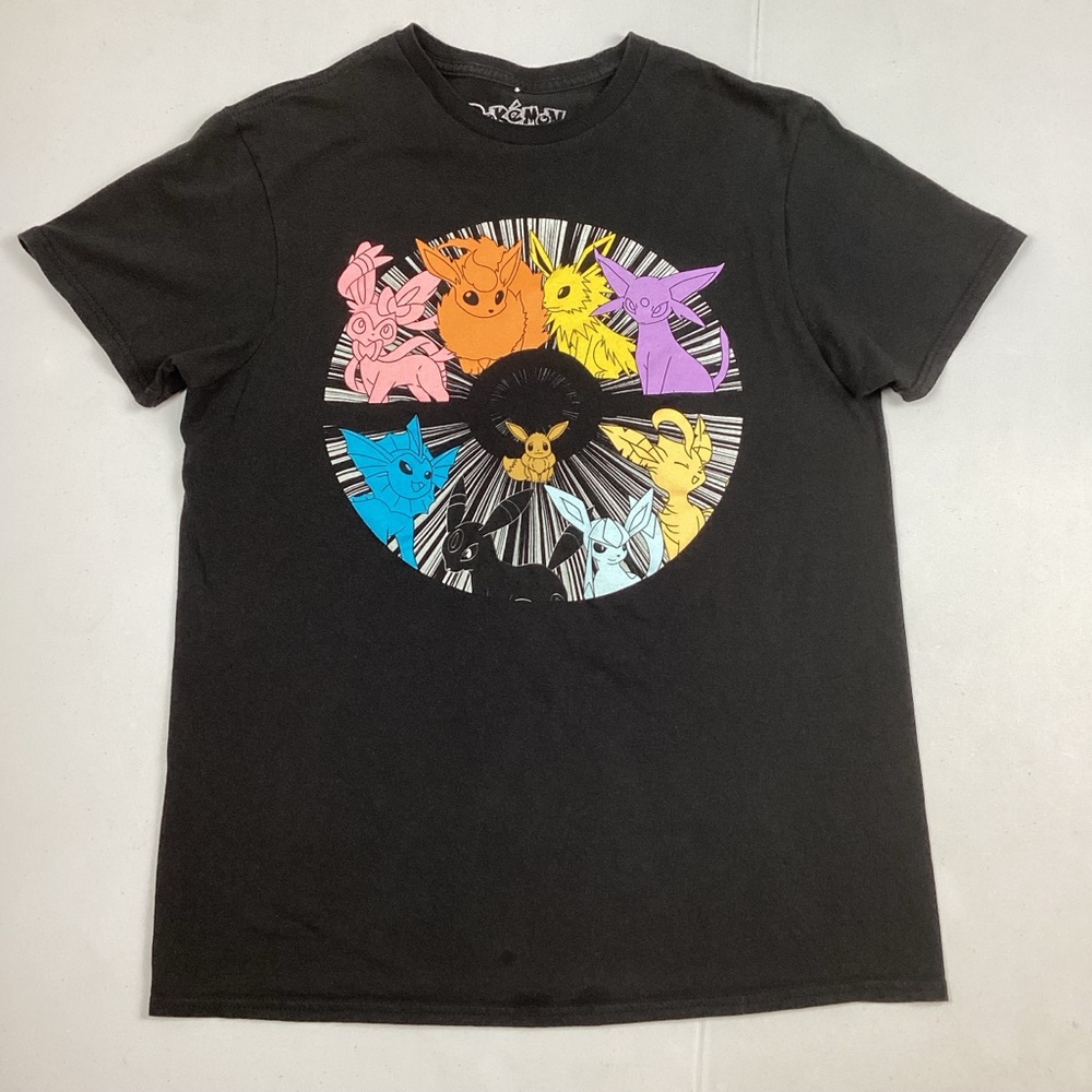 Pokémon Graphic Hybrid Black Tee T-Shirt